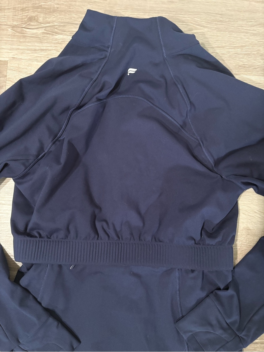 Fabletics Women's Navy Zip-Up Active Jacket - Picture 5 of 7